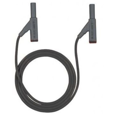 Beha Amprobe 307121 Sicherheits-Messleitung 4 mm-Stecker 4 mm-Stecker 1.00 m Schwarz 1 St.