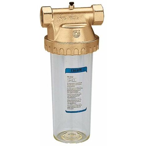 Behälter für Standard 10" Filterpatronen, Größe 3/4" Anschluss Caleffi 537050  3/4"