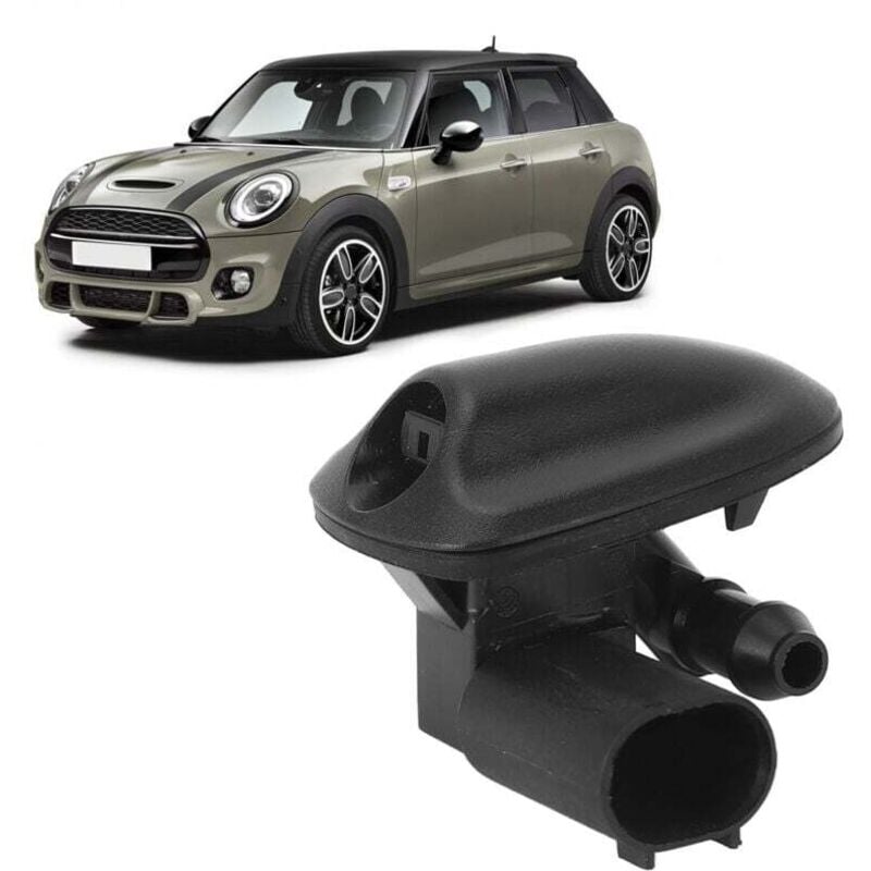 Image of KZQ - Beheizte Scheibenwaschdüsen, 61667410756, links und rechts, für F56 F55 Fließheck