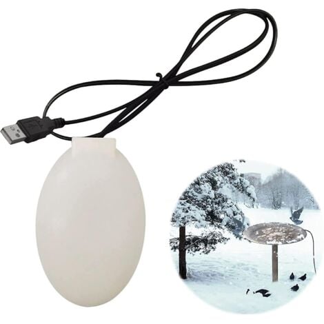 SERBIA Beheizte Vogelbäder, Vogelbadheizung, Teichenteiser, thermostatisch gesteuerte Vogelbadheizung für den Terrassenhof