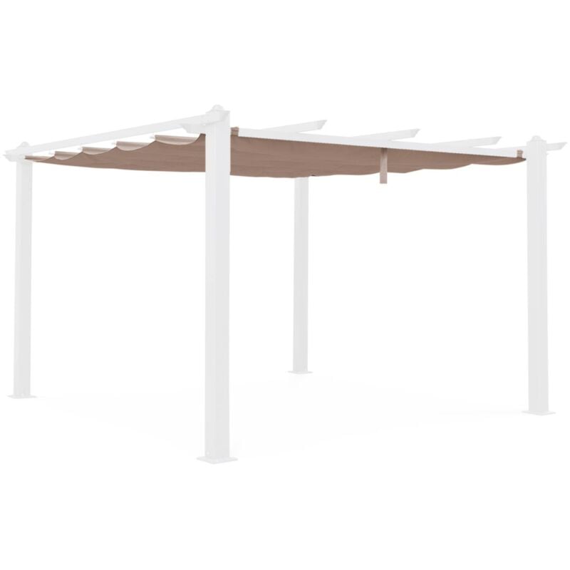 Beige-Brown canopy roof for 3x4m Condate gazebo - pergola replacement canopy, replacement canopy