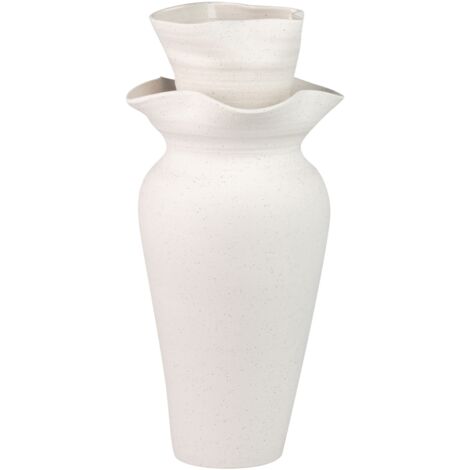 Beige Izmir Keramikvase 20X20X41 cm