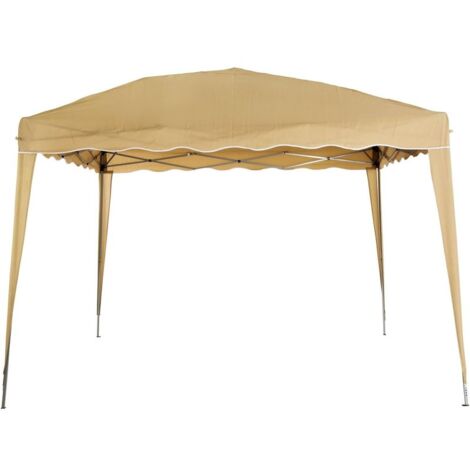 Beige Outdoor Design Gazebo 3x3 - Elegant Shade Solution