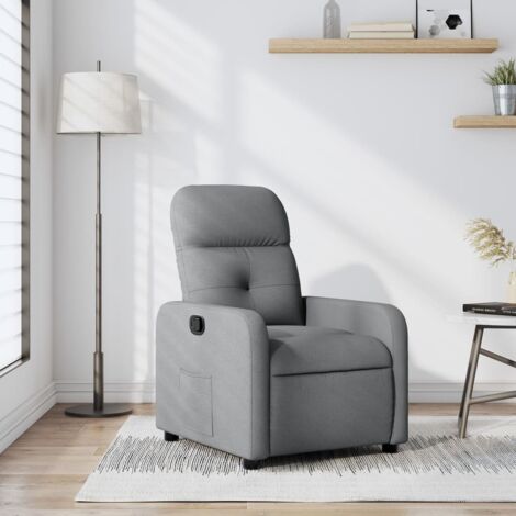Beige Relaxsessel aus Stoff