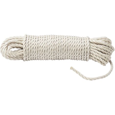 Beige Schnur 25m WERKA PRO  Ø 6 mm (Widerstand ± 550 kg)