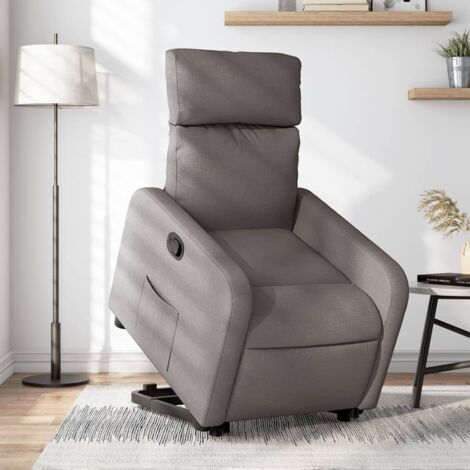 Beige Stoff Relaxsessel