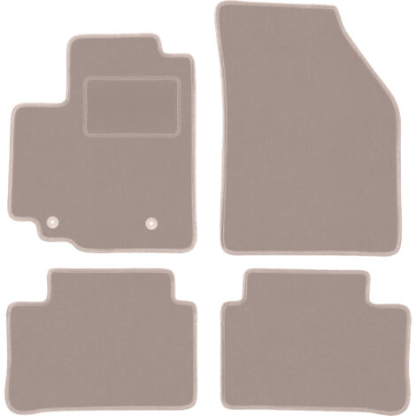 Beige Veloursmatten für: Opel Agila B Fließheck (2008-2014)