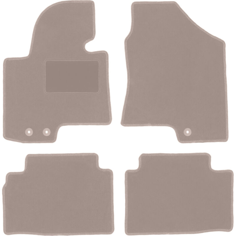 Beige Veloursmatten Für, Hyundai Ix35 Suv (2009-2015)
