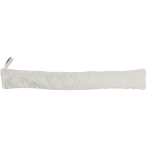 Beige Zugluftschutz-Türrolle