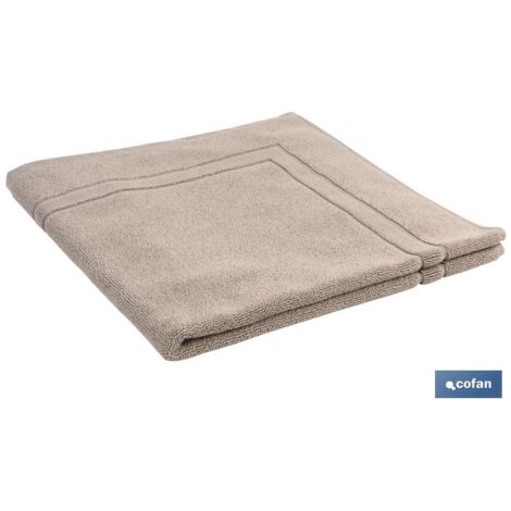 Beiger Badezimmerteppich Gr.1000 Modell Abessinien 60x60cm