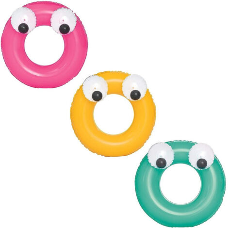 Beigne De Vie Gonflable Enfant 3-6 Ans Yeux Mobiles 61cm 3 Couleurs 36114