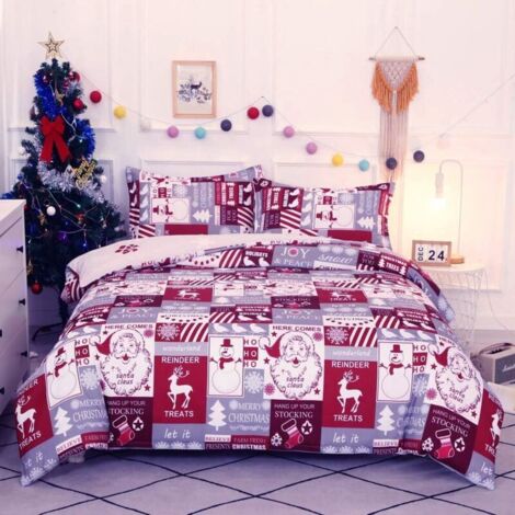 Dessus De Couette De Noël Fait Main – Cardinaux – 47x66 – Neuf Non Fini