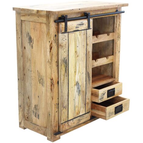 BEILY - portabottiglie legno di mango
