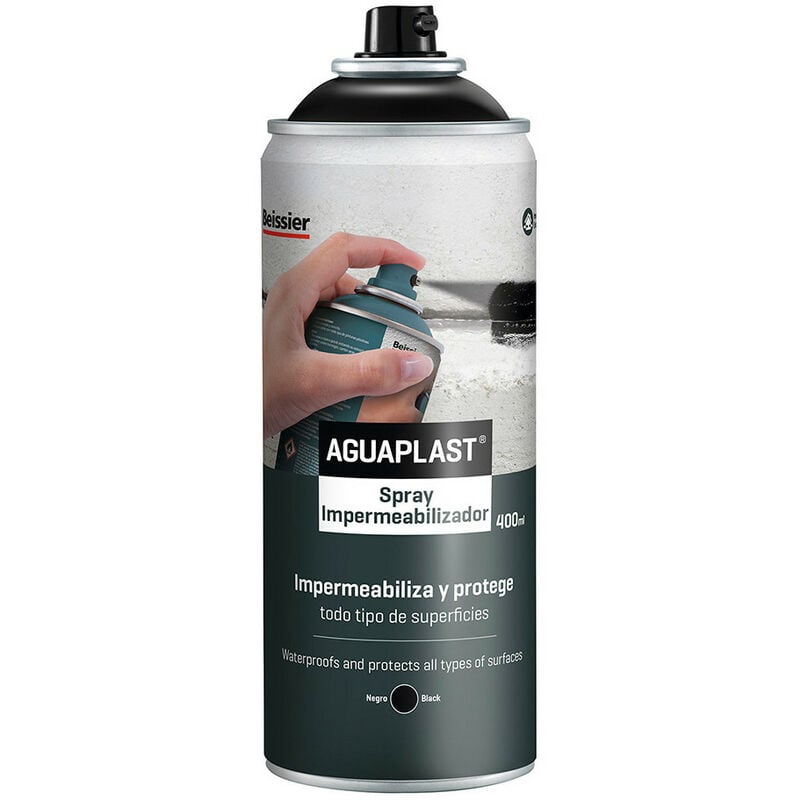Aguaplast - Spray Impermeabilisation Noir 400ml 70605-002 Beissier.