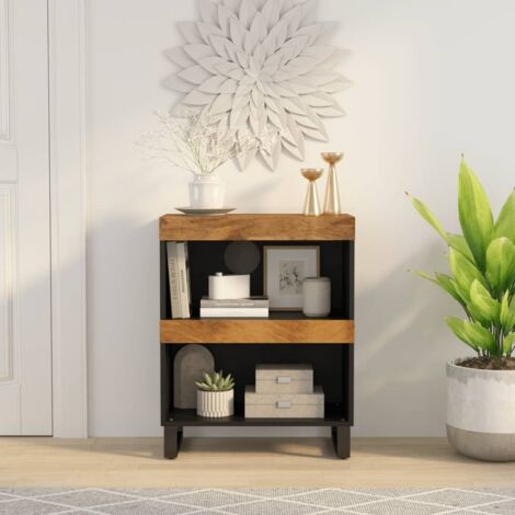 Beistellschrank 60x33x75 cm Massivholz Mango vidaXL