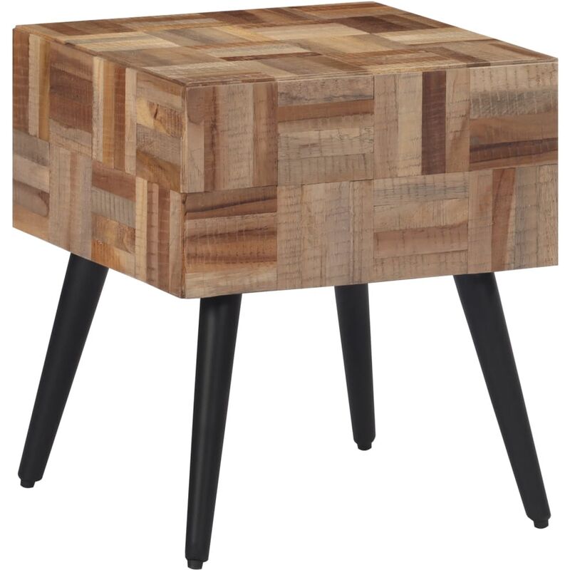 Beistelltisch 40x40x45 Cm Recyceltes Massivholz Teak - Vidaxl