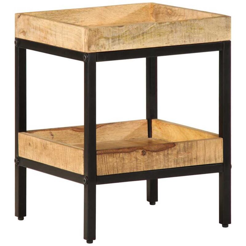Vidaxl - Beistelltisch Braun 35 X 35 X 45 Cm Massives Mangoholz