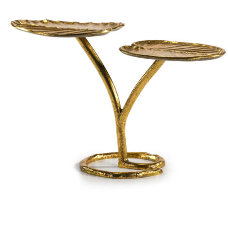 Beistelltisch 75X34X47 Goldenes Metall