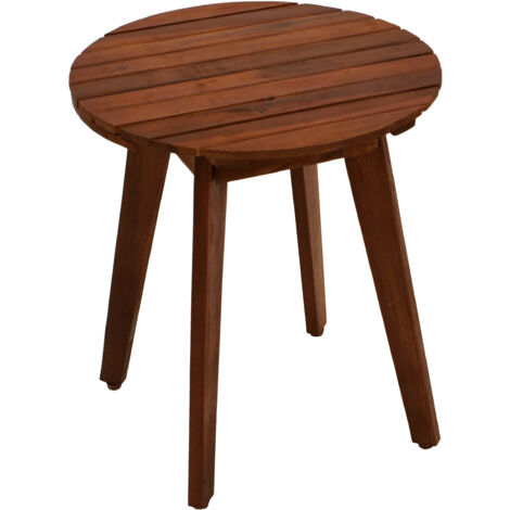 Beistelltisch BAYAMO 40cm rund,Akazie geölt, FSC®-zertifiziert