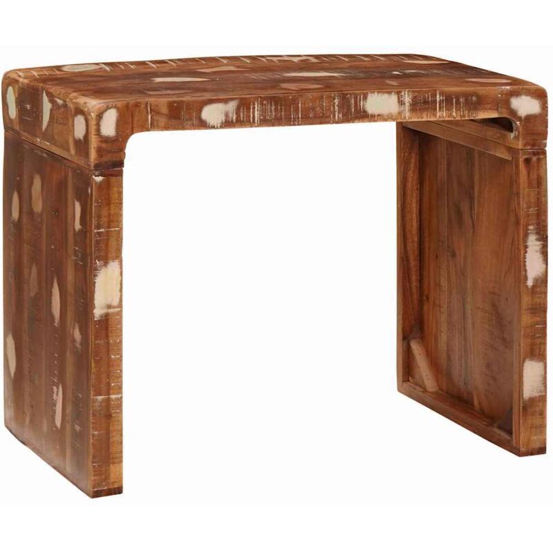 Vidaxl - Beistelltisch 60 X 35 X 45 Cm Recyceltes Massivholz