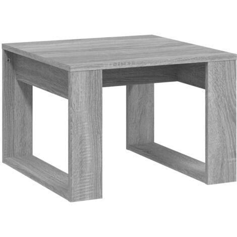 Beistelltisch Grau Sonoma 50x50x35 cm Holzwerkstoff vidaXL