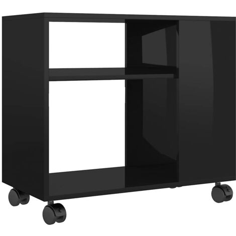 Beistelltisch mit 2 Ebenen 4 Rollen Couchtisch Wohnzimmertisch Sofatisch Kaffeetisch Tisch Teetisch 70x35x55cm Spanplatte mehrere Auswahl
