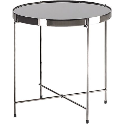 Beistelltisch LUCEA Sicherheitsglas Silber