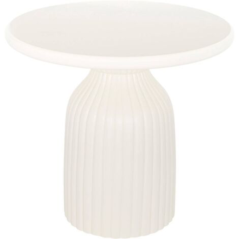 Beistelltisch Mudan elfenbein 55x55x50cm - Atmosphera créateur d'intérieur