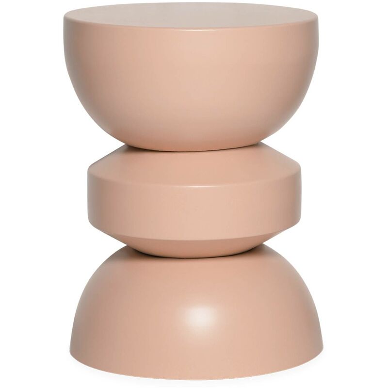Sweeek - Beistelltisch, Couchtisch, Nachttisch Metall Ø32 X H44, 5cm