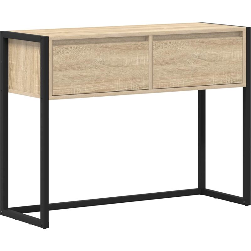 Beistelltisch Sonoma 100 X 36 X 75 Cm Holzwerkstoff Vidaxl
