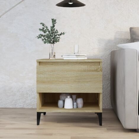 Beistelltisch Sonoma-Eiche 50x46x50 cm Holzwerkstoff vidaXL
