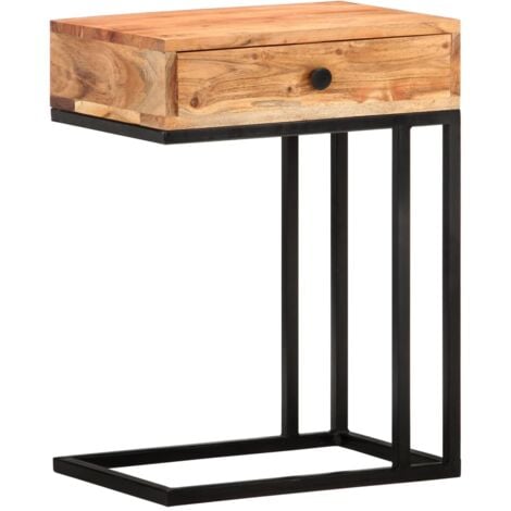 Beistelltisch U-Form 45x30x61 cm Akazie Massivholz vidaXL