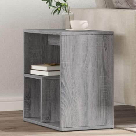 Beistelltische 2er Set sonoma grau 50x30x50cm aus Holzwerkstoff