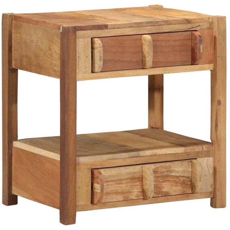 Beistelltisch 43x32x46 Cm Aus Recyceltem Holz - Vidaxl