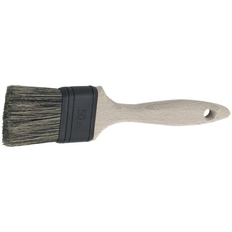 Beizpinsel 50 mm reine graue Chinaborste Kunststoff