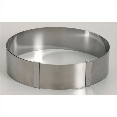 BEKA Cercle à tartes et à entremets hauteur 6cm gris