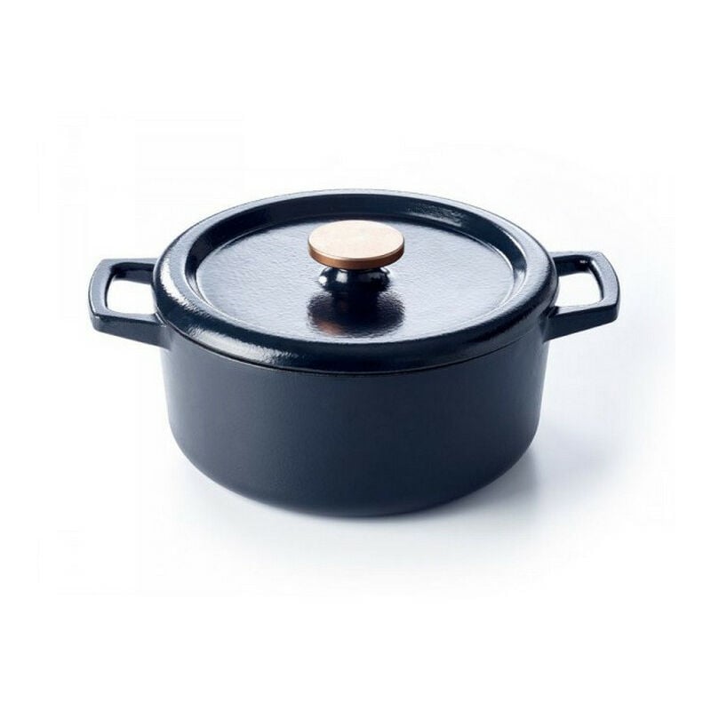 Beka - Cocotte ronde en fonte émaillée 26cm noir 15141264