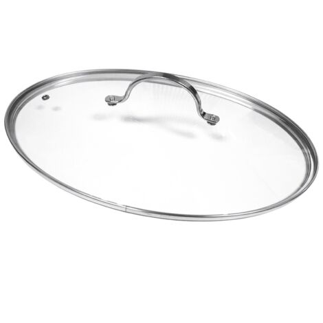 Beka Deckel für Fischpfanne transparent Edelstahl 25 cm