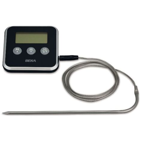 Beka Exacto thermomètre minuteur de cuisine noir