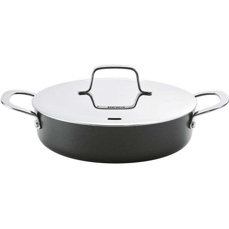 Beka - 24 Cm Schwarze Bratpfanne Aus Edelstahl 15024254