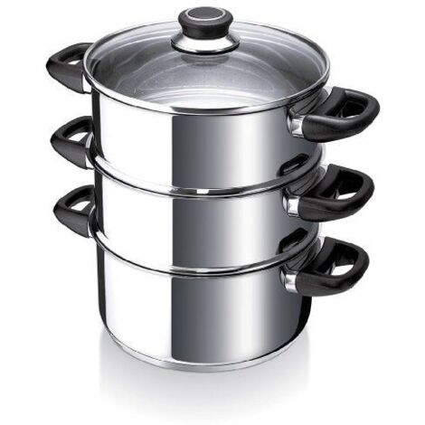 Beka Polo vaporera inox 3 cuerpos 24 cm 500 cl