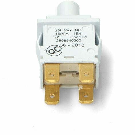 BEKO 2808540300 INTERRUTTORE LAVATRICE 4 CONTATTI  ON / OFF   OM SWT206AC