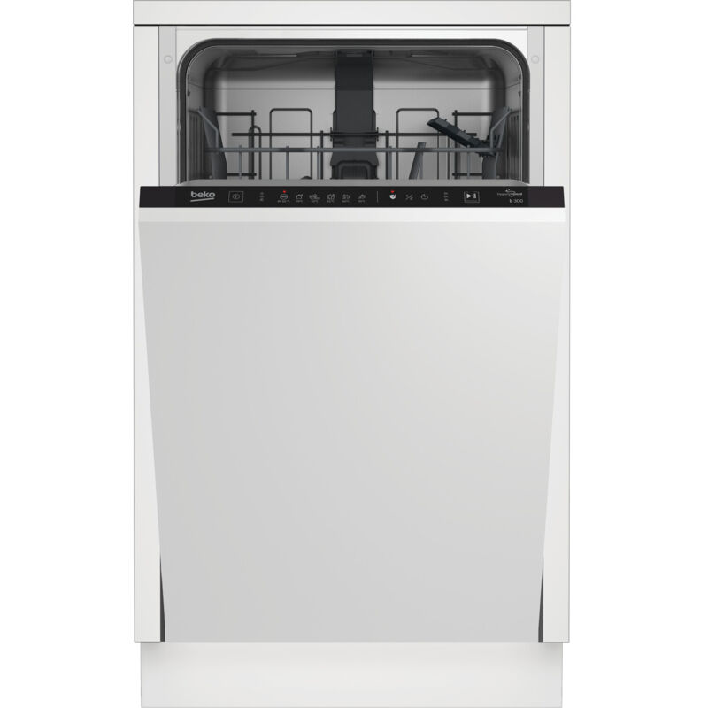 Beko b300 BDIS16030: Lavastoviglie a Scomparsa Totale Slim, 45 cm, 10 Coperti