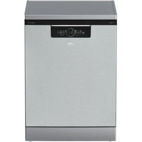 Beko BDFN36560XC Geschirrspüler mit 15 Maßgedecken Energieklasse A Free Installation 60 cm Grau