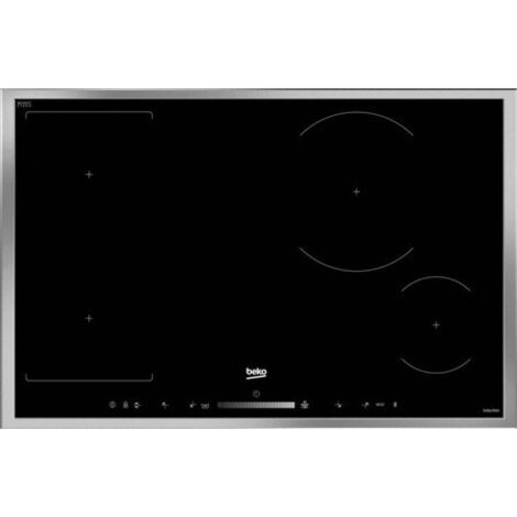 beko BEKO HII 84500 FHTX - Noir - Intégré - Plaque avec zone à induction - 1500 W - 14,5 cm - 1800 W (HII84500FHTX)