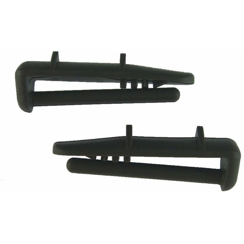 Yourspares - Beko DL1243S Dishwasher Rear Rail Cap - Pack of 2