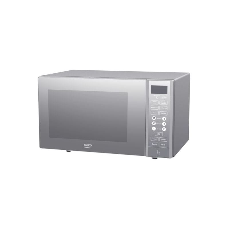 Image of MGF23330S Forno a Microonde con Grill Capacita' 23 Litri Potenza 900 w 8 programmi Digitale Argento - Beko