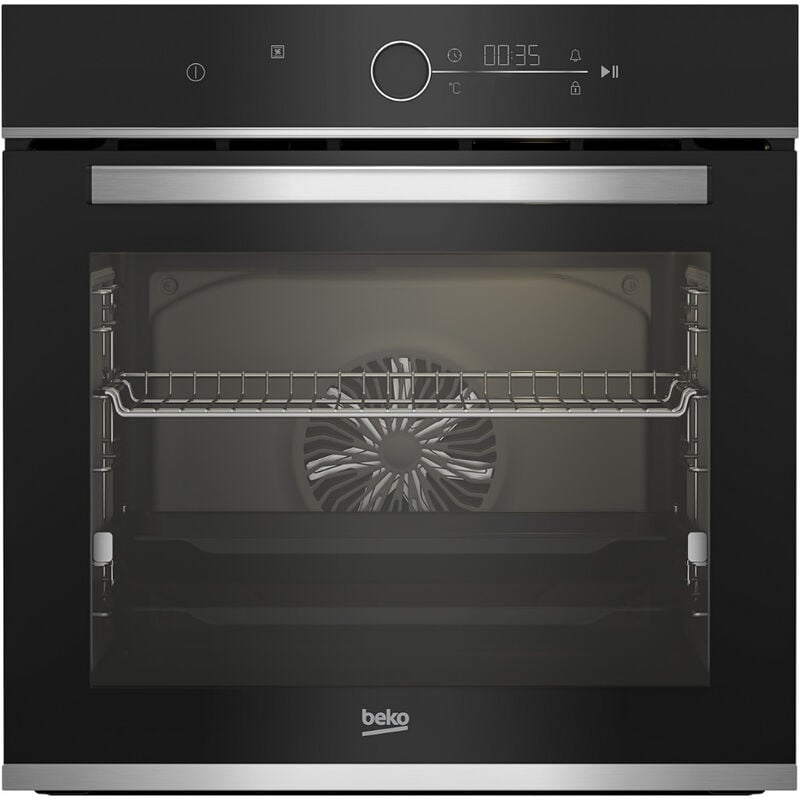 Beko - Four encastrable 72L bPRO500, nouvelle technologie AeroPerfect avec chaleur pulsée 3D, catalyse (BBIM13400XCS)
