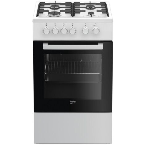 Beko FSS52020DW four et cuisinière Electrique Gaz Blanc A