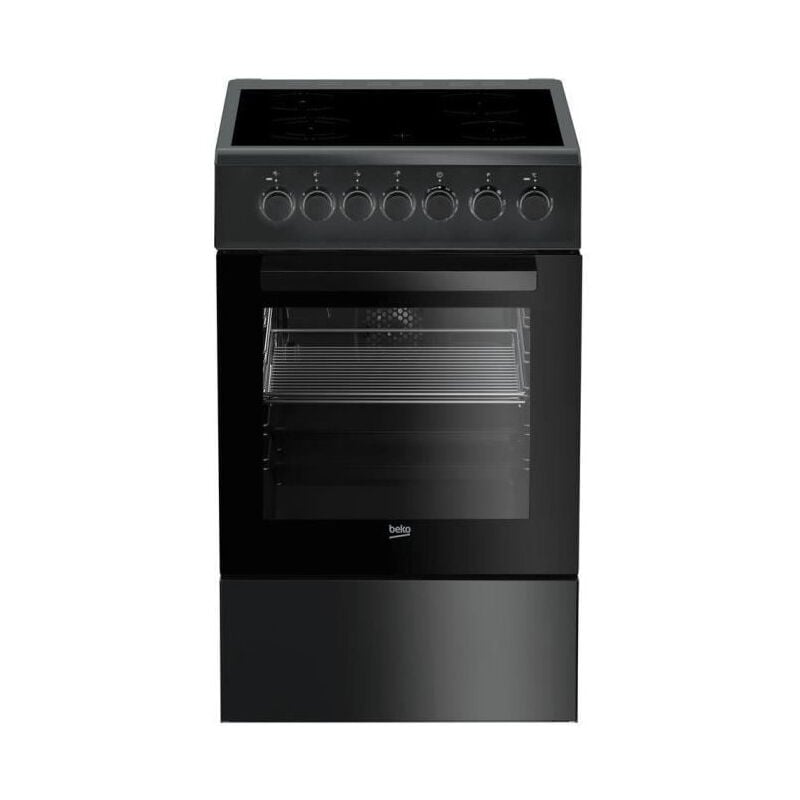 Cuisinière vitrocéramique Convection naturelle 65L Beko 50cm, FSS57100GAC